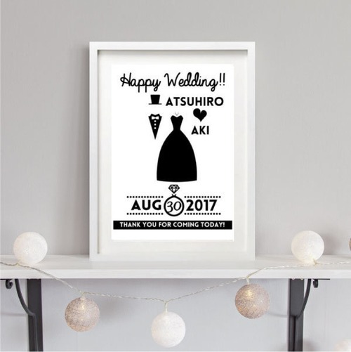 Wedding poster#TUXEDO&DRESS2(A4) 