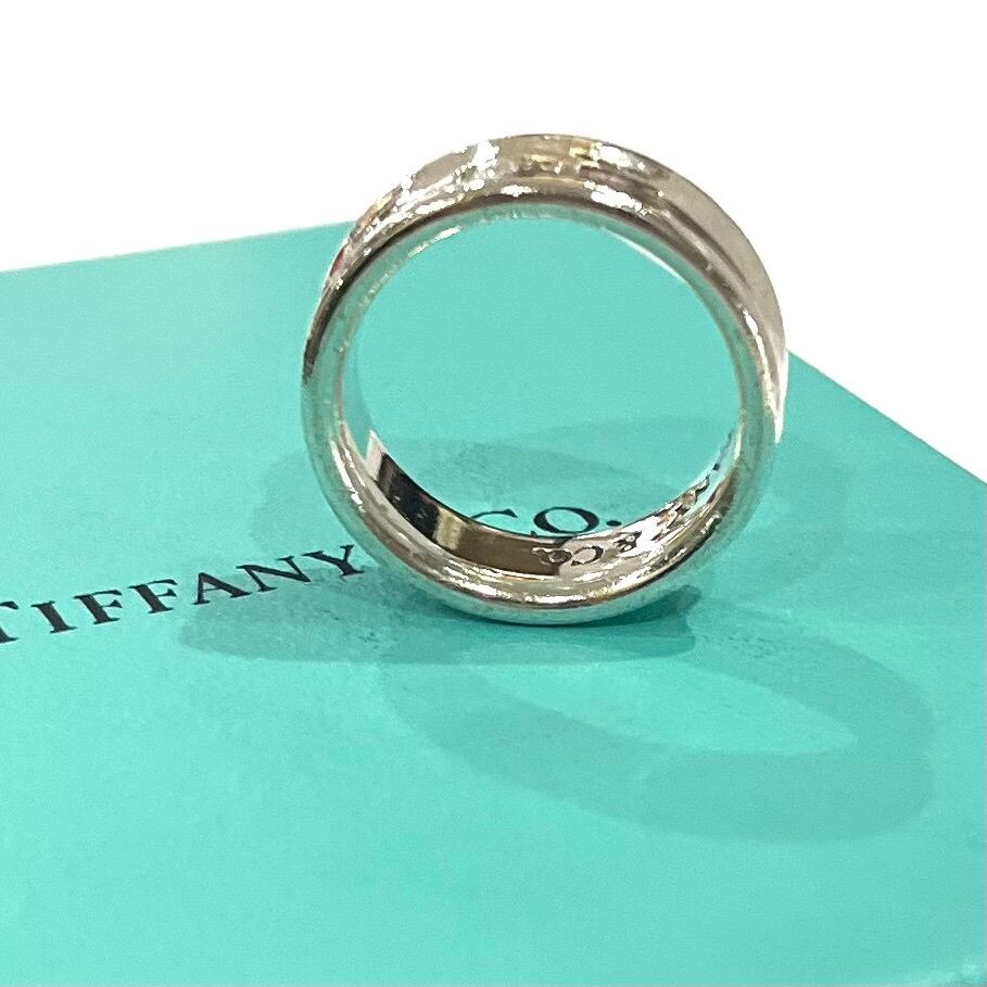 TIFFANY&CO】【15号】T2008 ナローデザインシルバーリング 15号