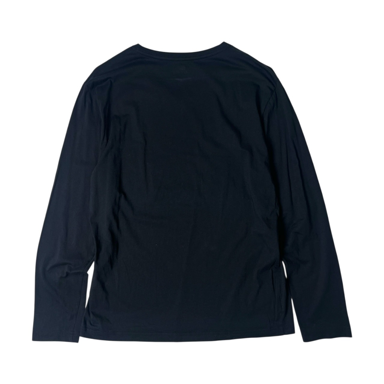 LACOSTE ラコステ フランスデザイン Vネック 長袖Tシャツ 5/ブラック