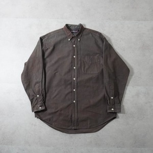 90s Ralph Lauren BIG SHIRT brown [M] 古着