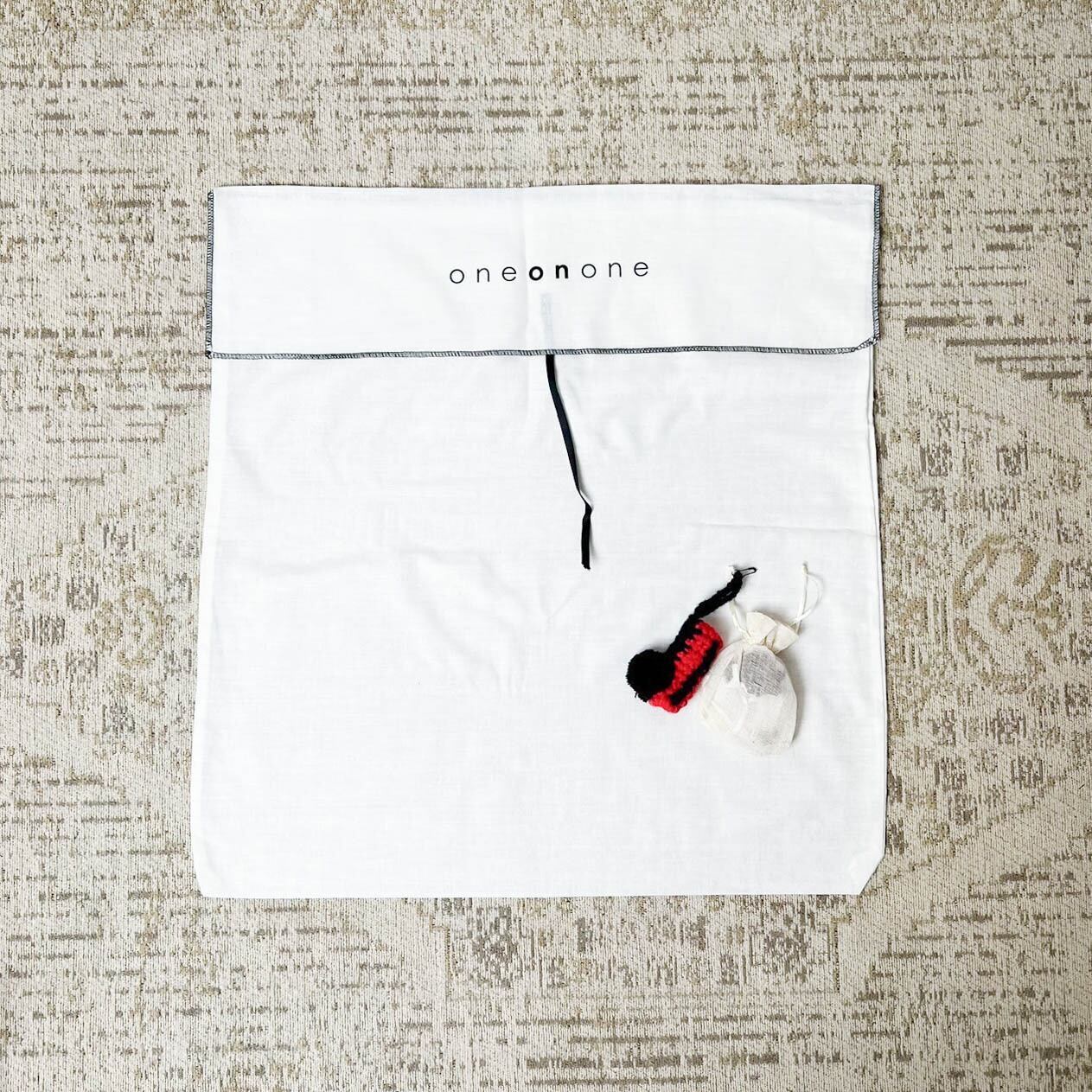 [NEW]ONE ON ONE handmade fringe knit cardigan