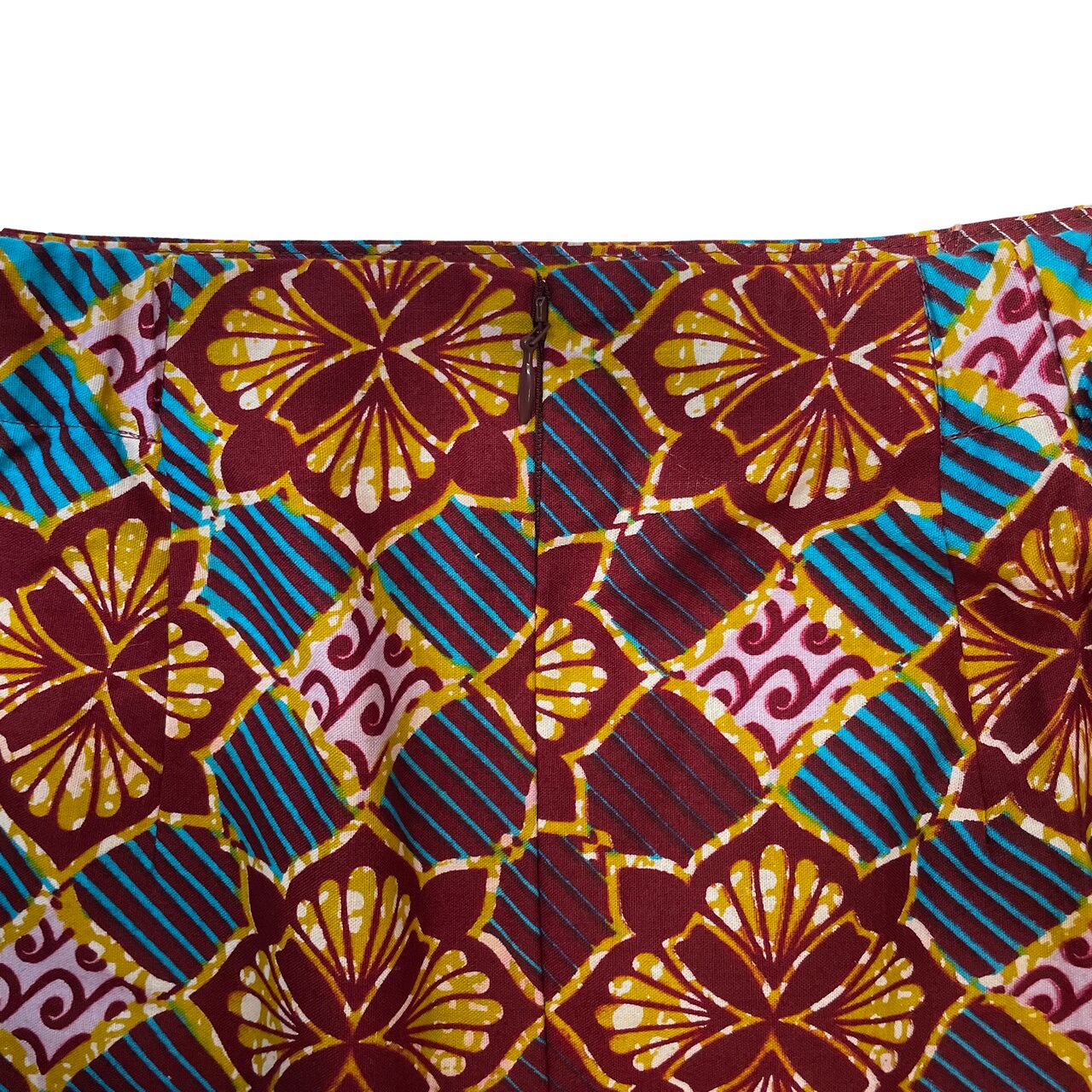 アフリカンプリント　マーメイドスカート アフリカンプリント マーメイドスカート naminami flower