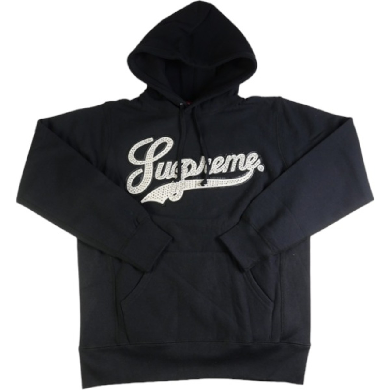 Size【M】 SUPREME シュプリーム 16SS Studded Leather Script Hooded 