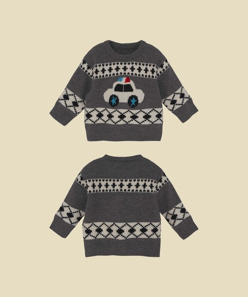【即納】squad car sweater <kids>