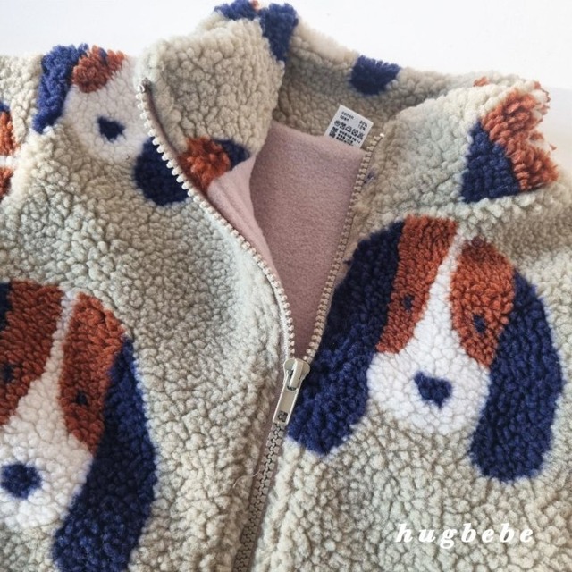〚予約〛dog Outer zip <kids>