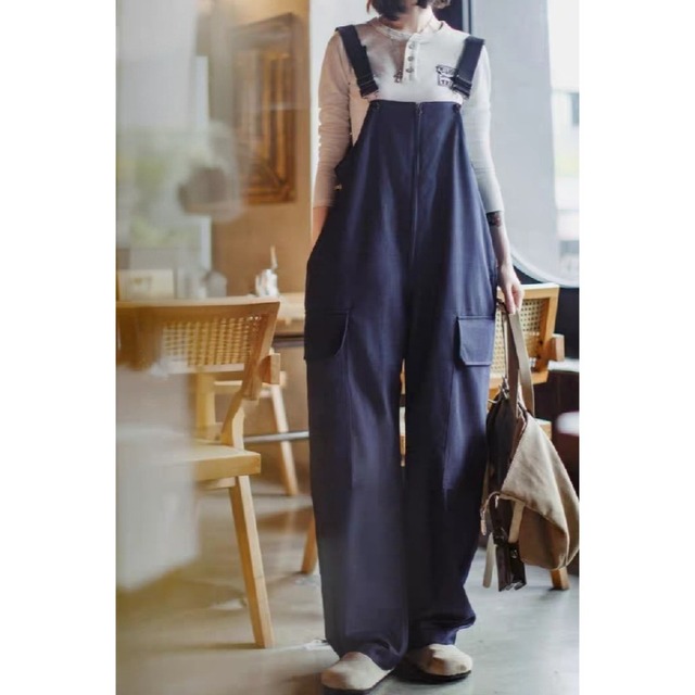 Overalls Suspenders Long Jumpsuit 12579