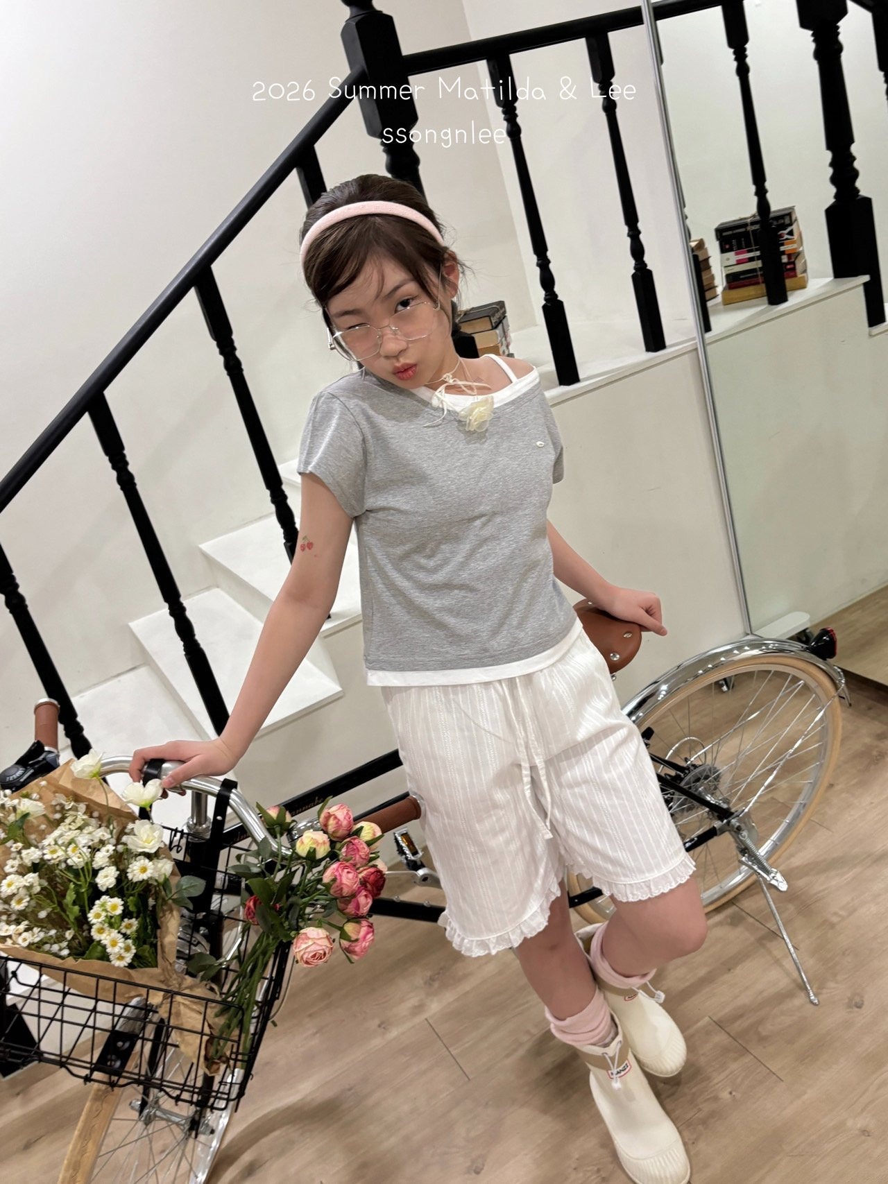 [Matilda&Lee] Lace Shorts (15/17/19) / [마틸다앤리] 레이스반바지 (15/17/19)