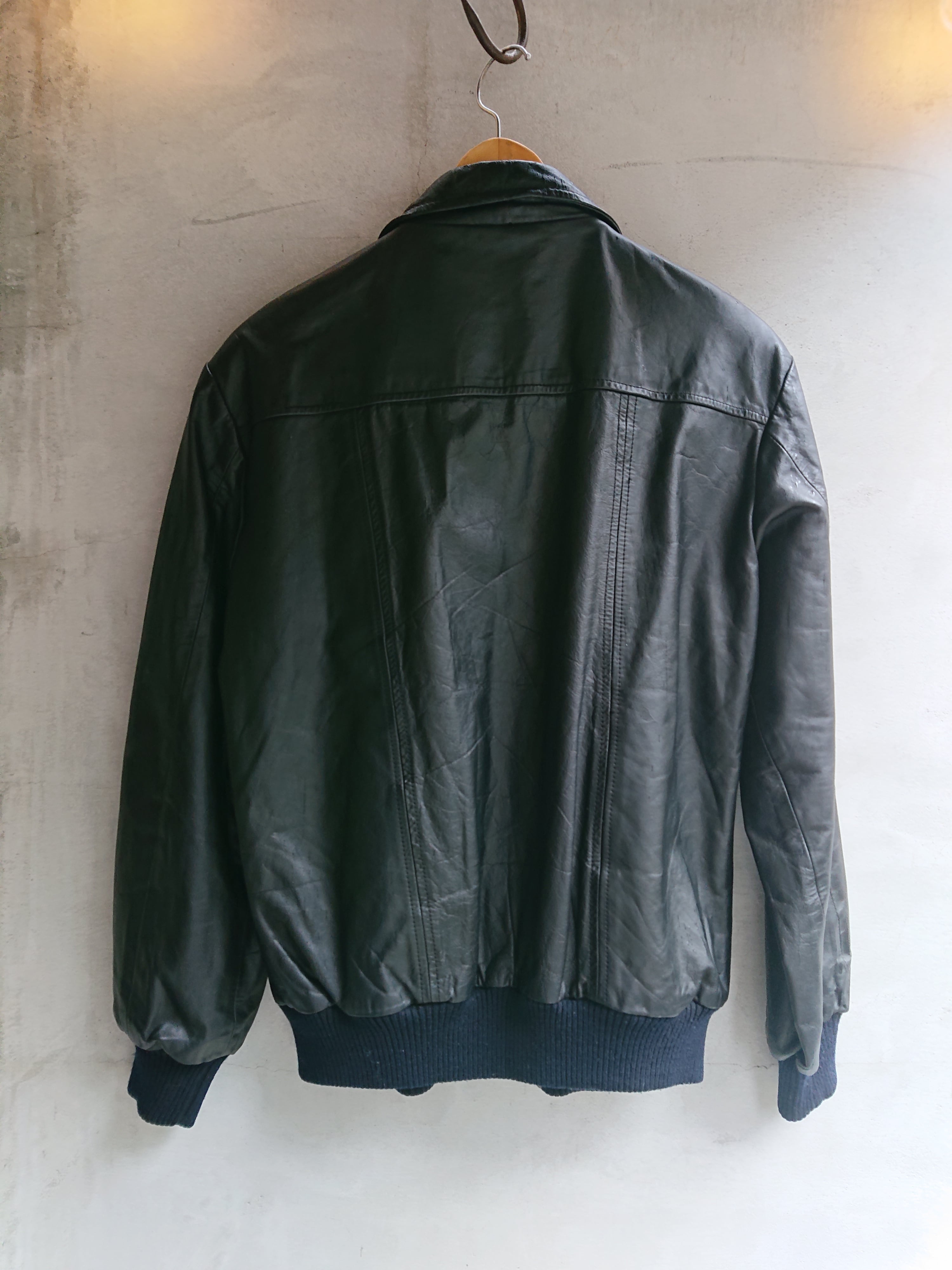 1980s VINTAGE LEATHER JACKET ① | BOW & ARROW WEB STORE