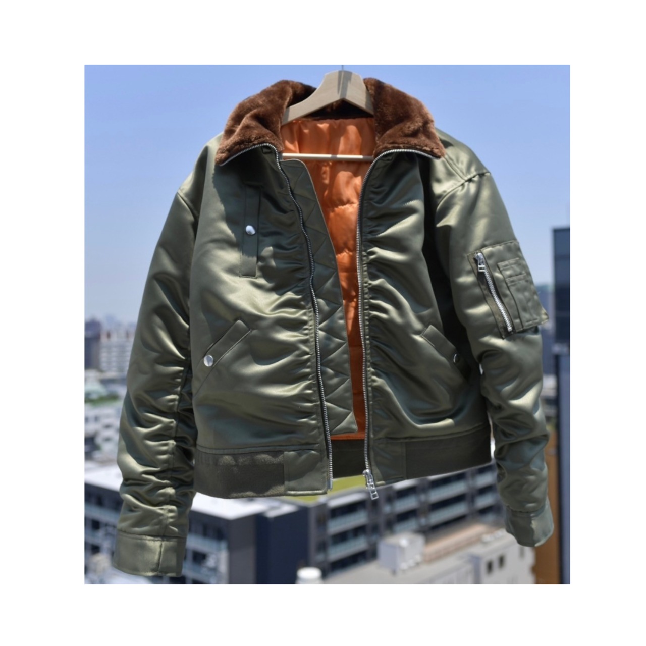 FLY B-15 TYPE JKT   KHAKI