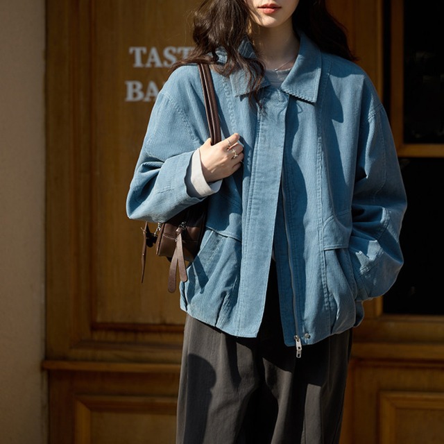corduroy zip jacket