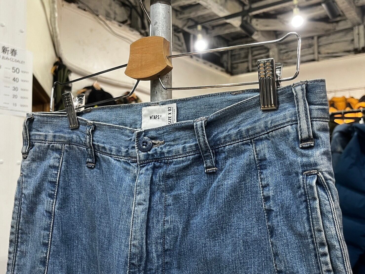 WTAPS BOONIE TROUSERS COTTON.DENIM 192GWDT-PTM02 INDIGO 02 04165 