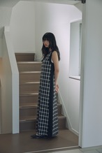 DU260531 Check Design One Piece 【T sizeあり】