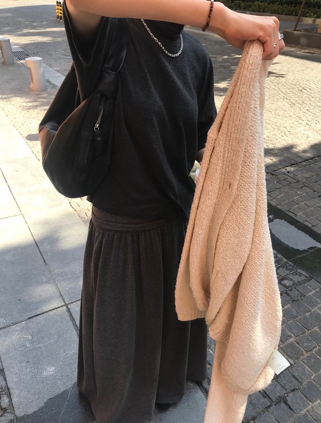 (予約) taffeta / Dormant turtle neck tee 2color