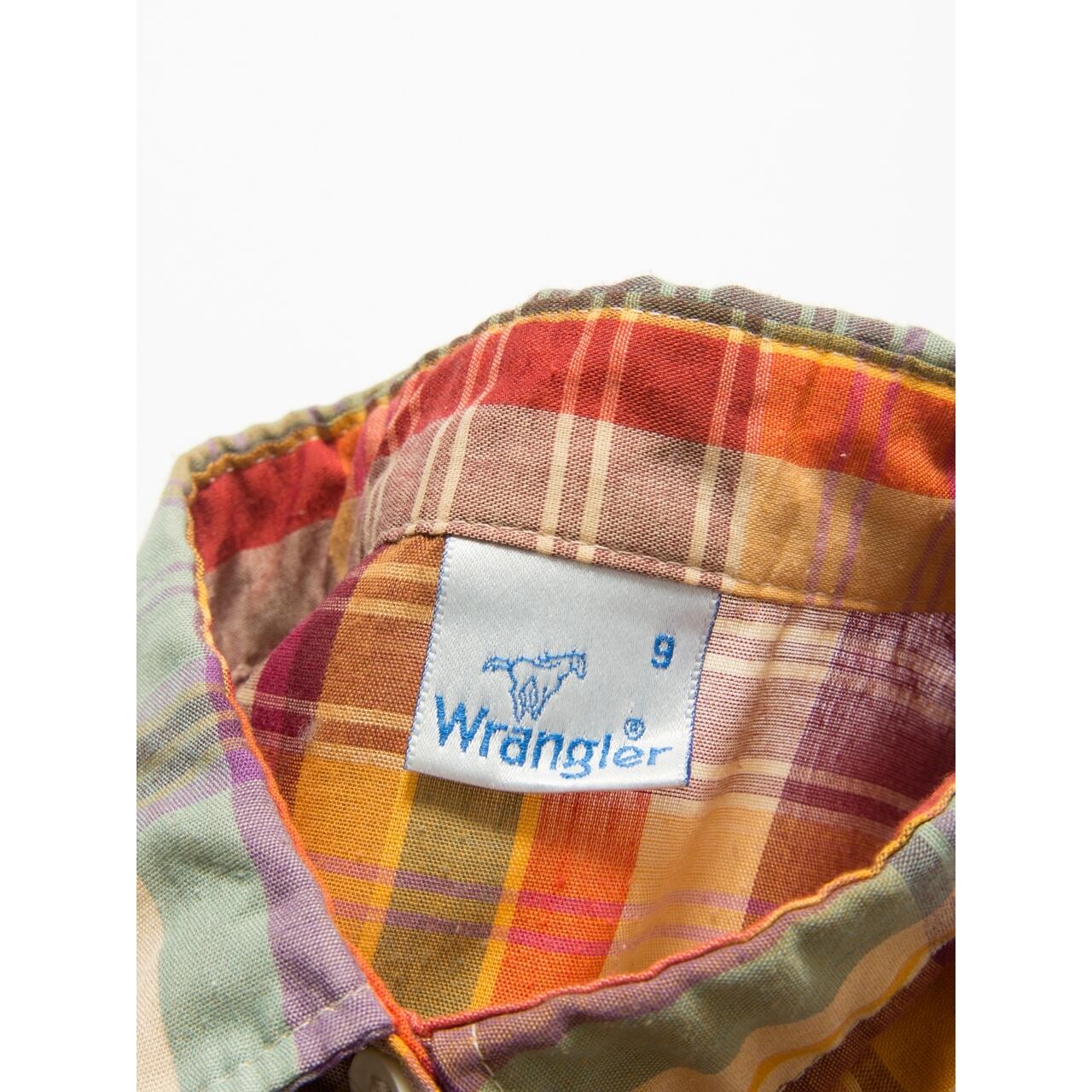 【Wrangler】Made in U.S.A. 80's western check shirt（ラングラー アメリカ製ウエスタンチェックシャツ）4a