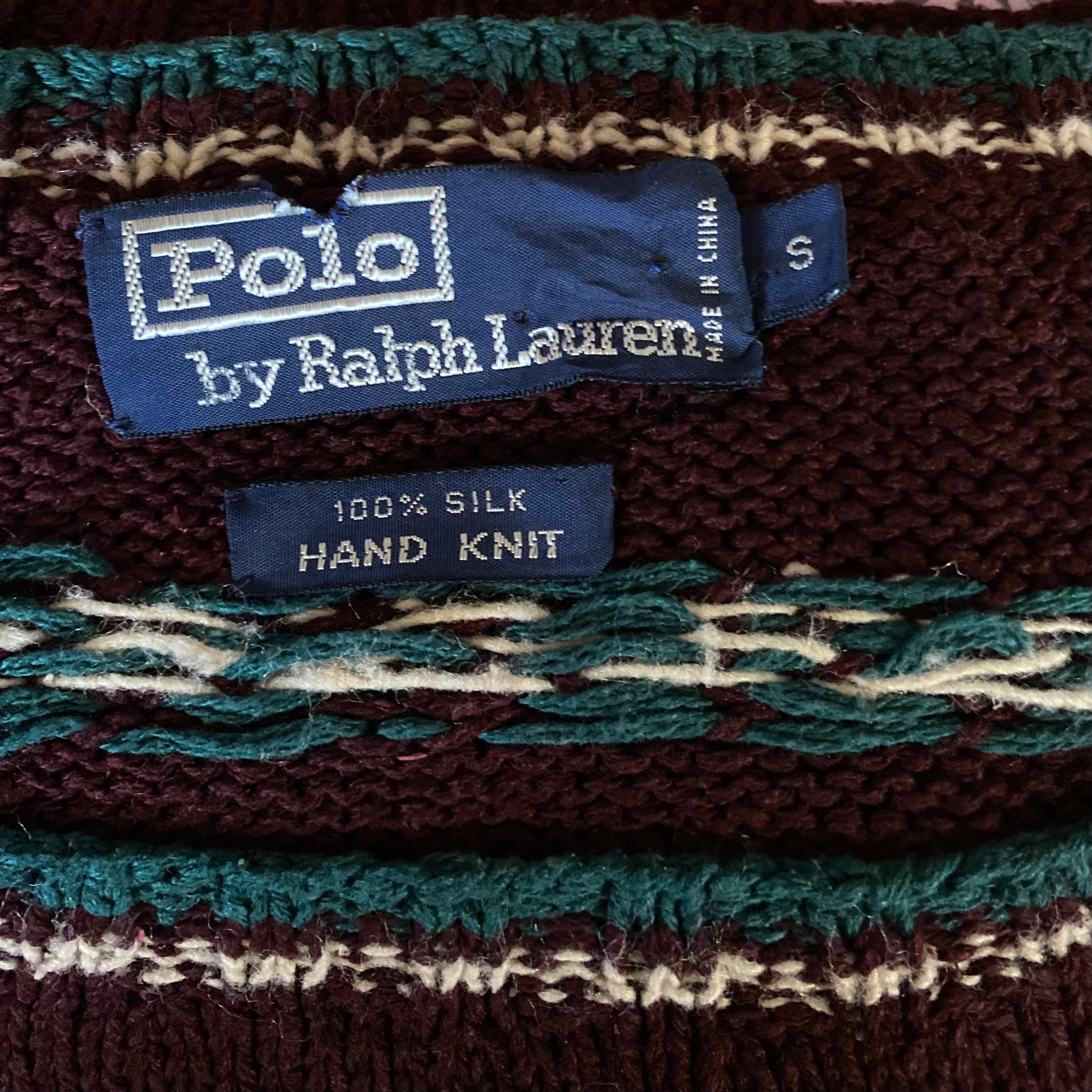 Ralph Lauren Silk Knit / ラルフローレン シルク セーター 古着