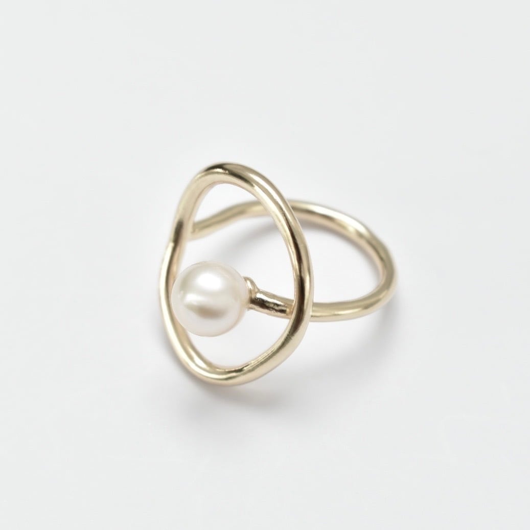 【衣】coscos サークルパールリング