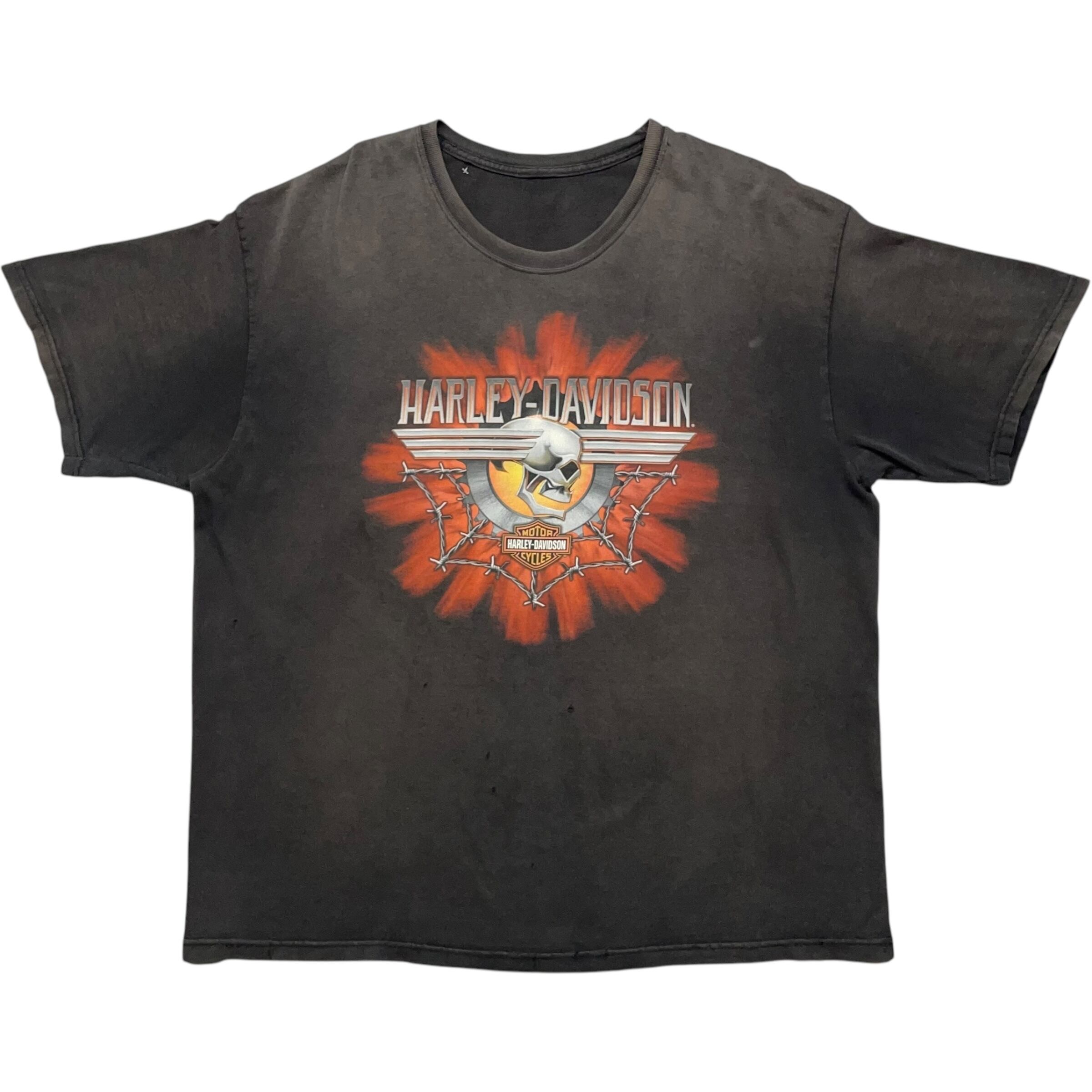《XL》Harley-Davidson ハーレーダビッドソン Tシャツ 両面プリント ブラック no.6867