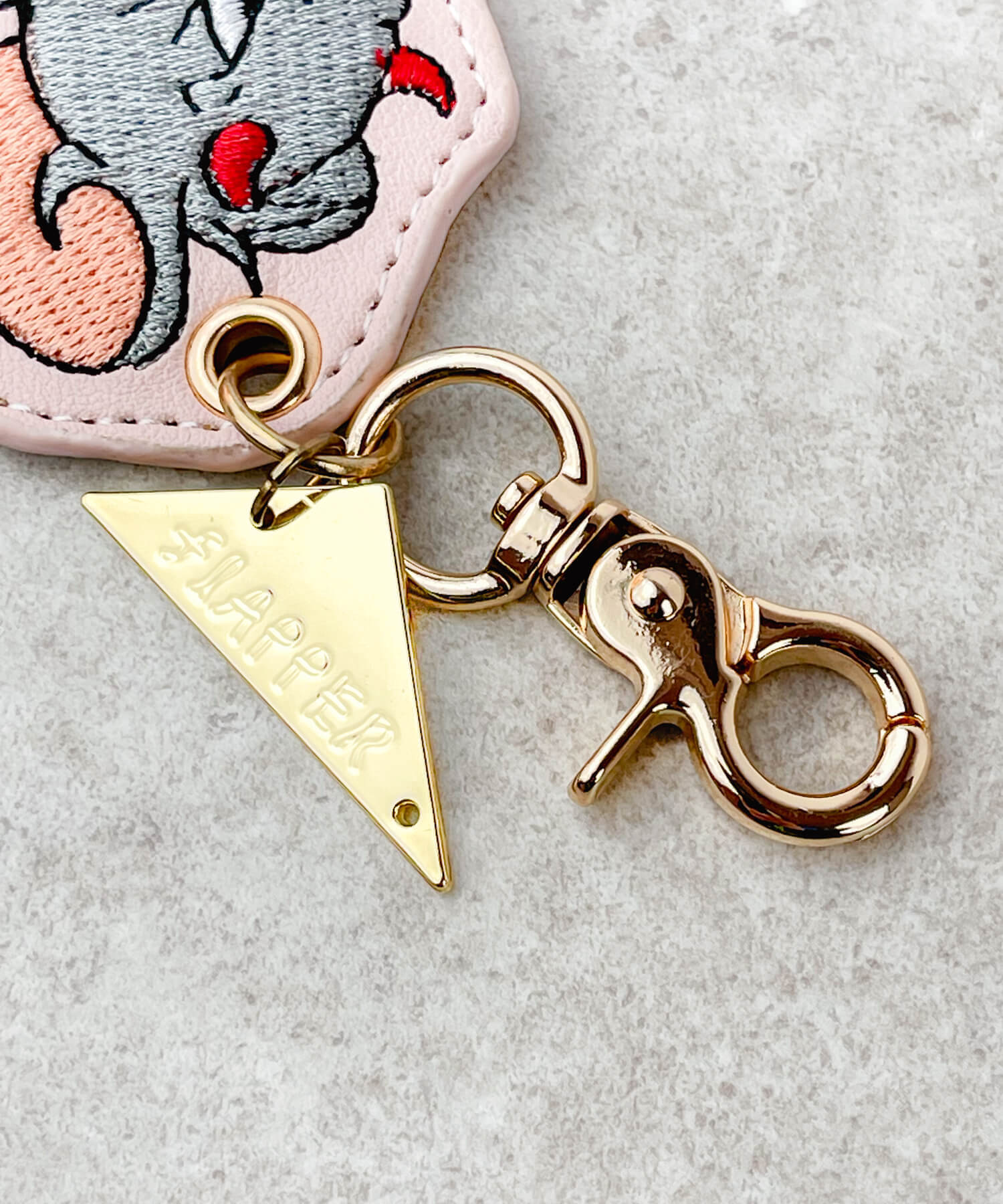 F258057_TOM and JERRY×Flapper タフィー天使と悪魔刺繍チャーム | Flapper