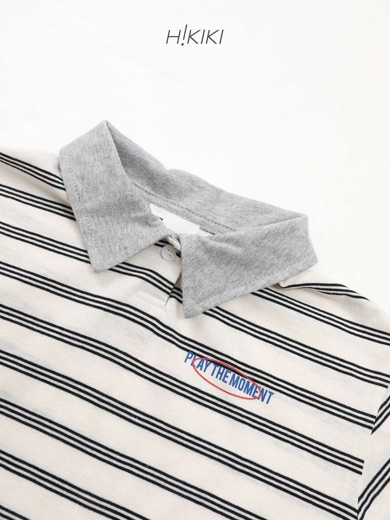 [H!KIKI] collar stripe (13/15/17/19) / [하이키키] 카라스트라이프티 (13/15/17/19)