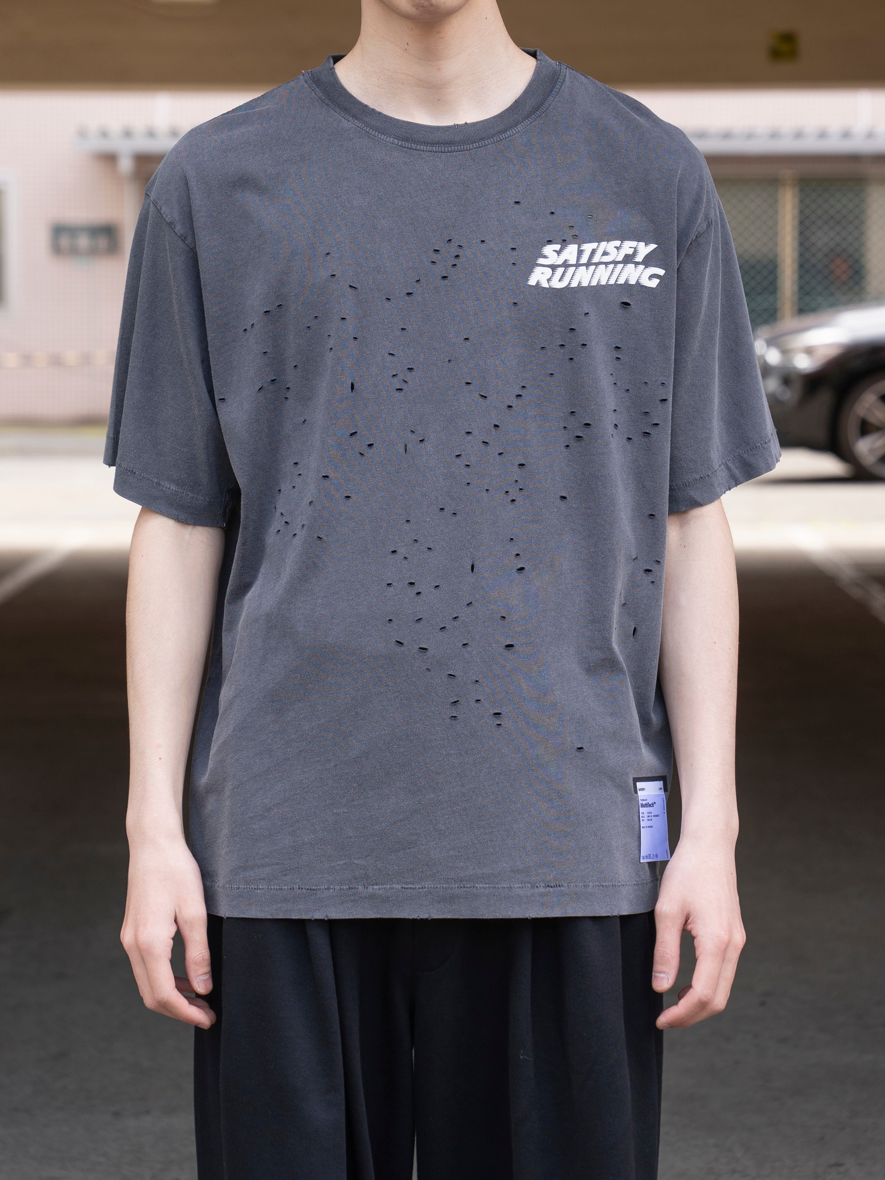 SATISFY MothTech T-Shirt Aged Black WA 11006-00A08 | BEST PACKING