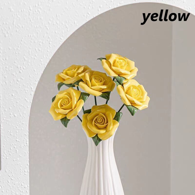 造花 バラ 薔薇 6本セット おしゃれ かわいい インテリア フェイク
