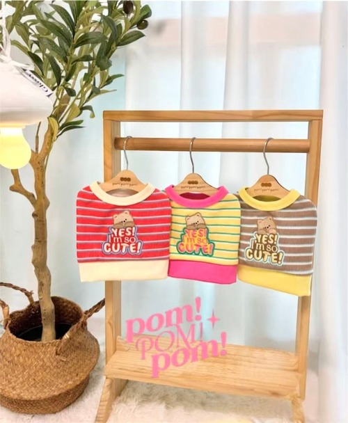 [予約販売] [pompompom］CUTIE BEAR SLEEVELESS 2XL