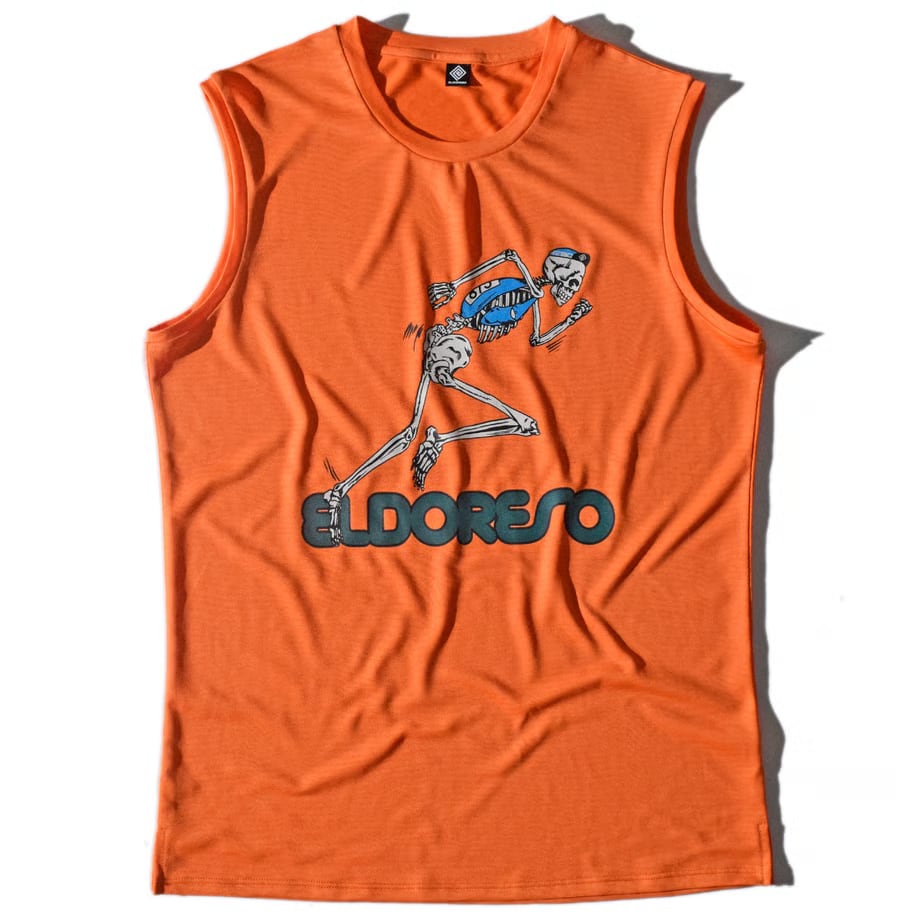 ELDORESO(エルドレッソ)Boneman Sleeveless -Orange メンズレディースランニングスリーブレス