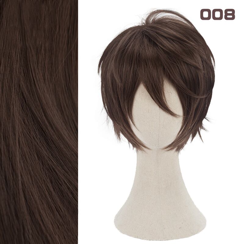 コスプレ耐熱ウィッグ ブラウン ショートウィッグ ☆進撃の巨人/エレン
