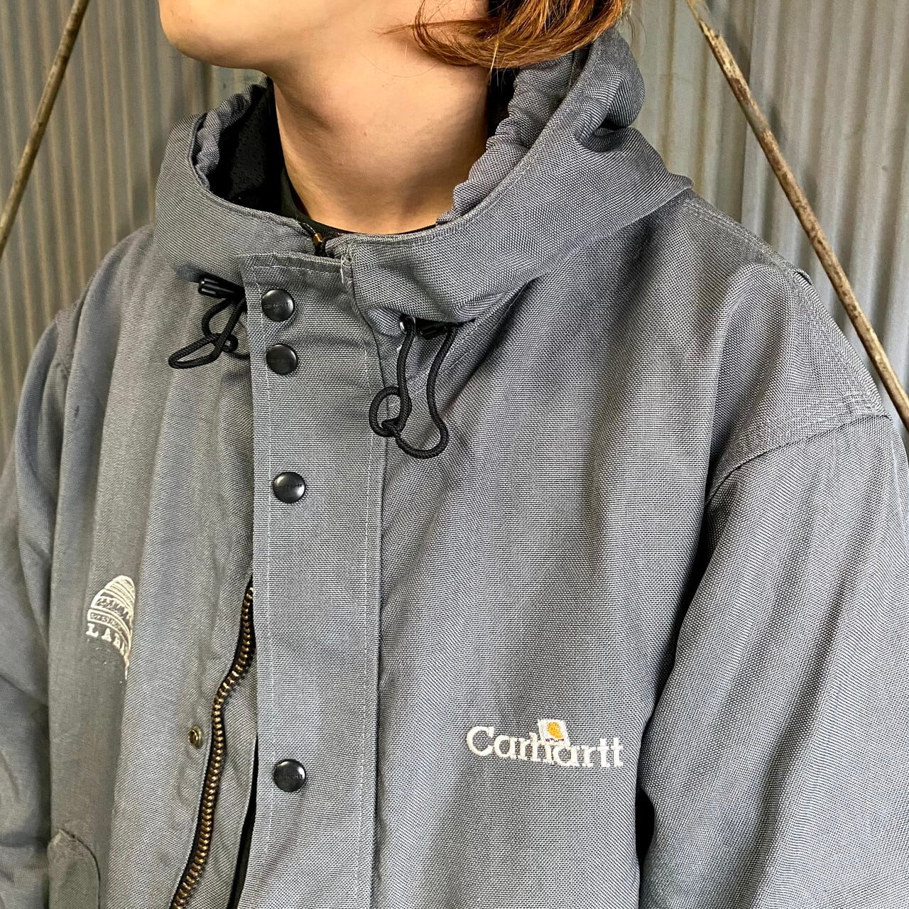 Carhartt カーハート 刺繍入り マウンテンパーカー メンズXL 古着 ...