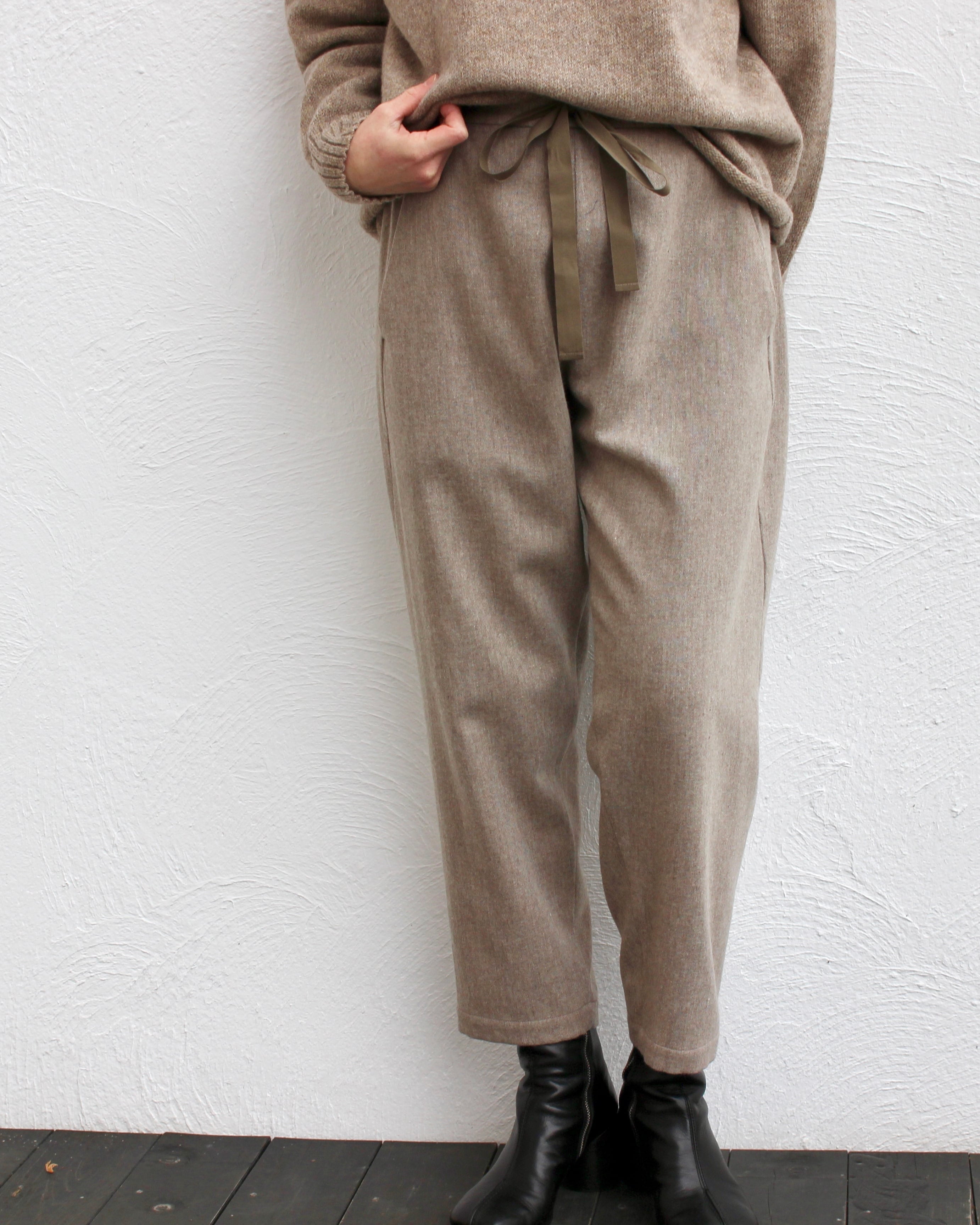 pas de calais/wool tapered pants