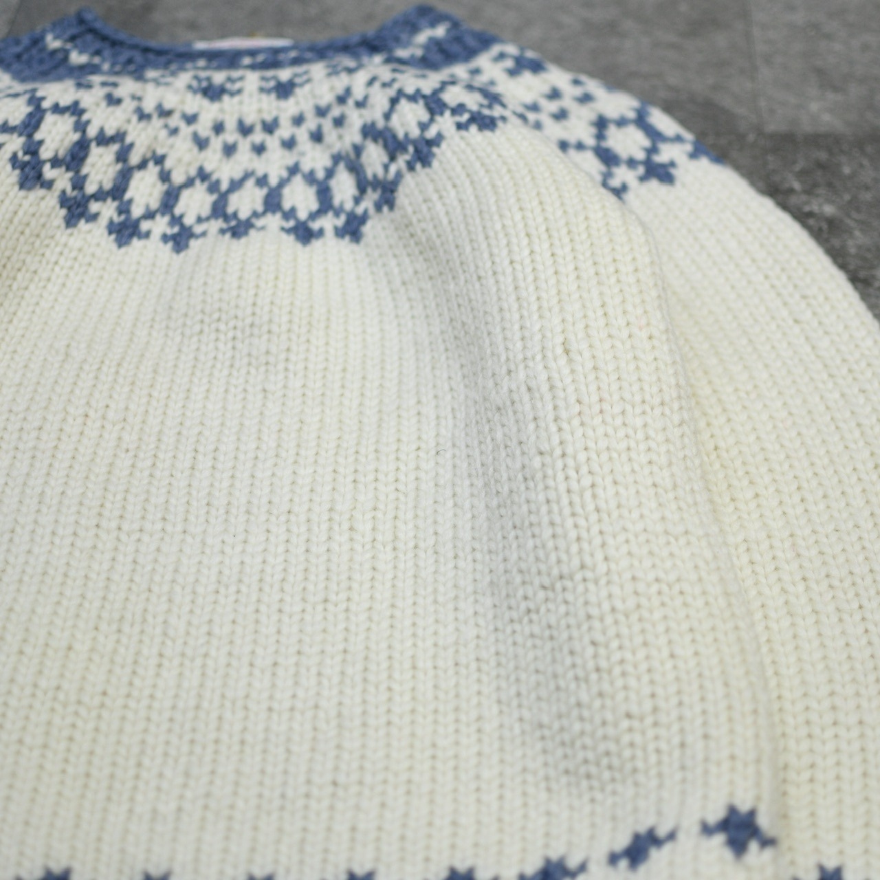 grandma hand made nordic knit