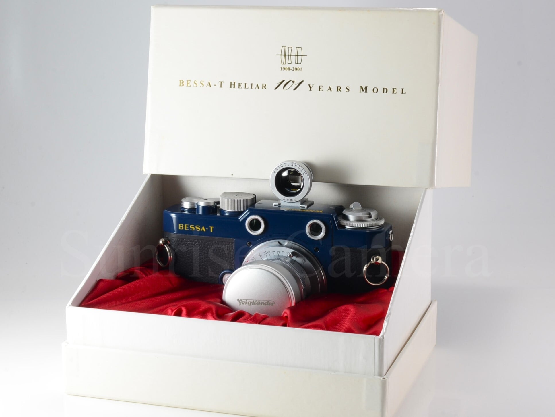 中古】Voigtlander BESSA T HELIAR 101周年記念 ネイビーブルー 元箱付