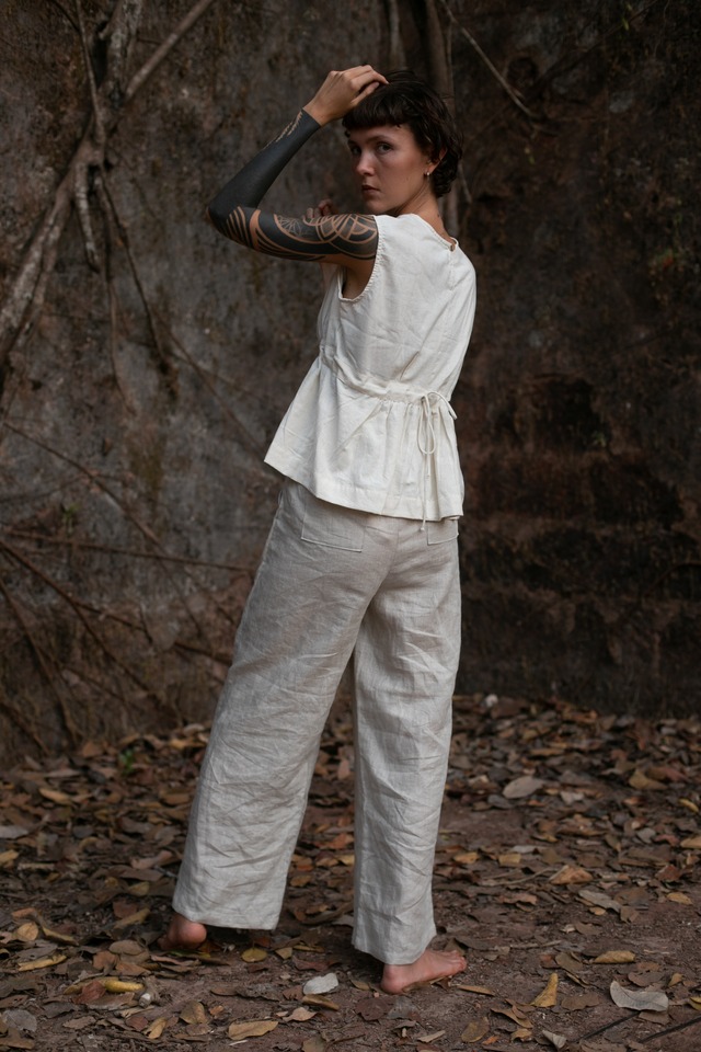 Organic Handloom Cotton Shape Top