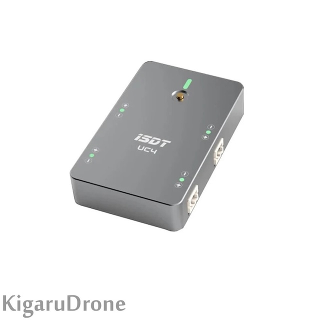 【PH2.0】 ISDT PH2.0コネクター専用 1セル LiPo/LiHv 急速充電器 4本同時充電 IN:USB-タイプC