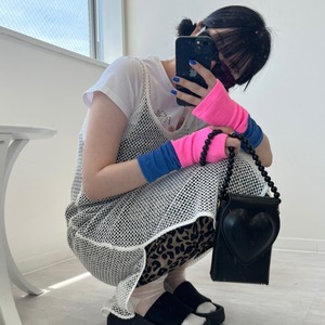 mesh tank top dress_LN01337