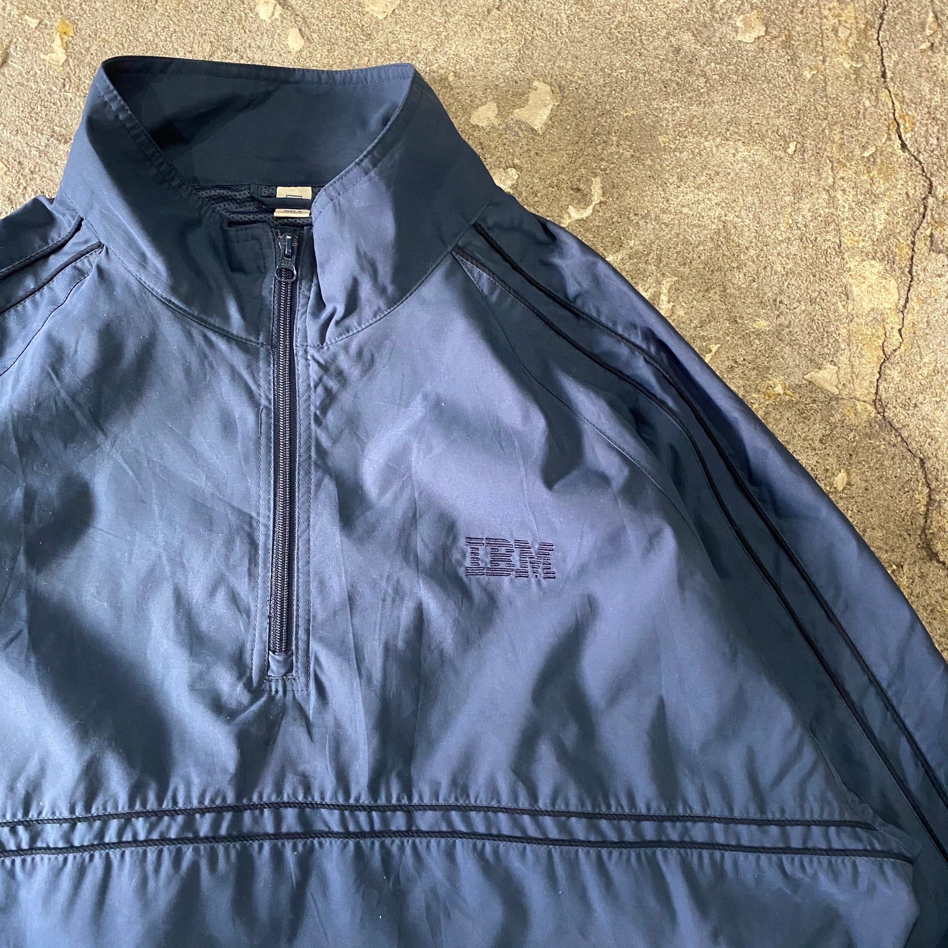 90s〜 IBM nylon half-zip | What