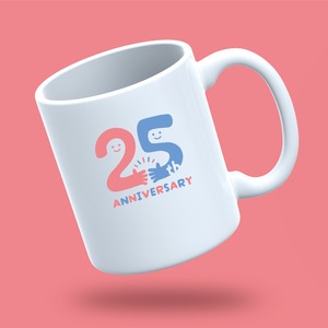 人と人との繋がりの25周年ロゴ