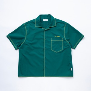 Open collar shirt (GREEN)