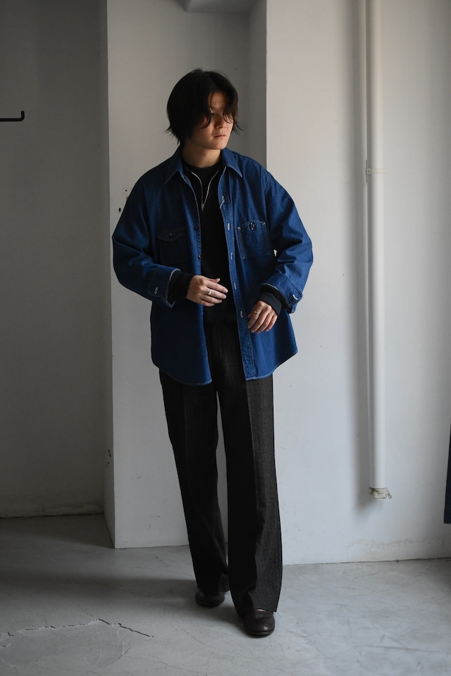FOUNDOUR / DENIM SHIRT (ONE WASH)