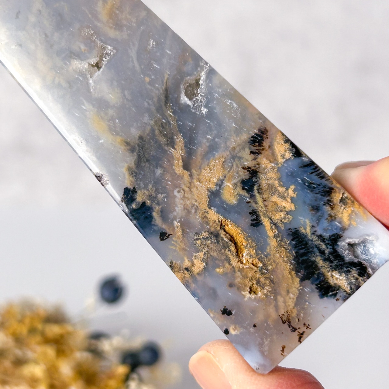 タイガーデンドリティックアゲート(タイガーデンドライトアゲート) タワー 01 * Tiger Dendritic Agate * 天然石