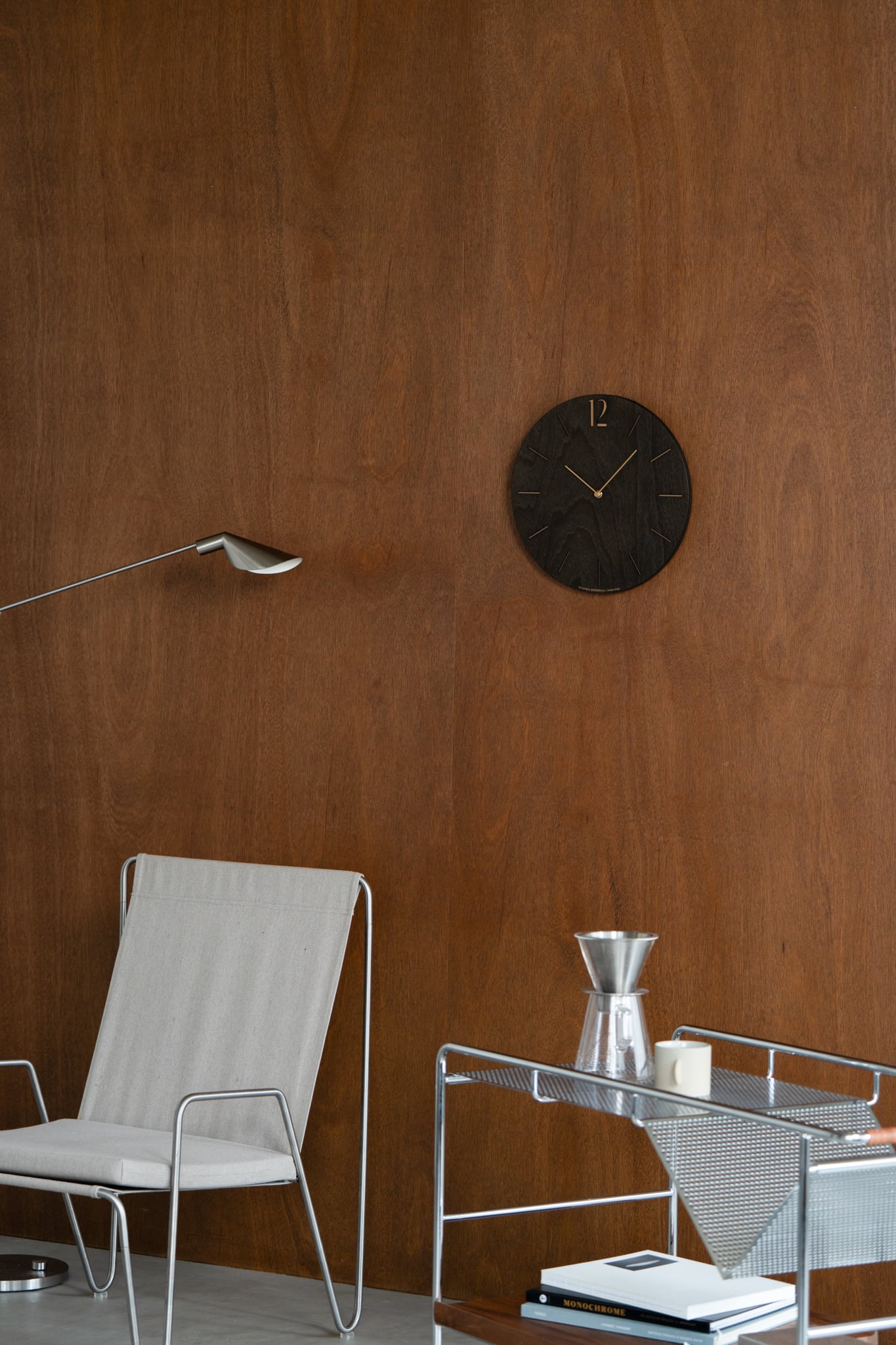 電波時計 PROUD CLOCK BLACK -NENRIN- | シャンブル【CHAMBRE】by