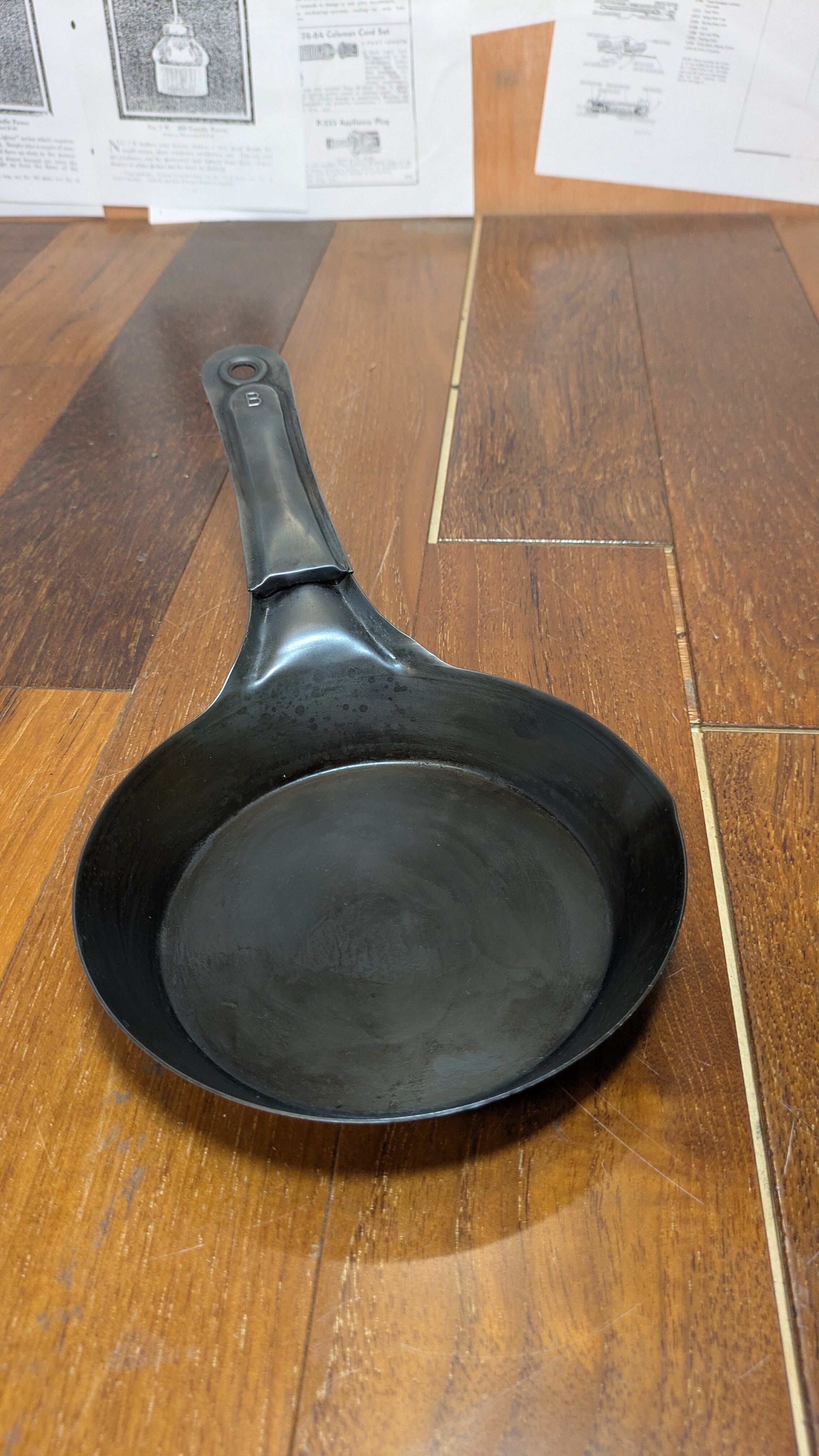 Vintage Cowboy Fryingpan IronPan Smallsize Antique ビンテージ 鉄