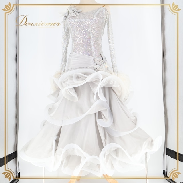 社交ダンス 衣装 ラテン スタンダード ドレス ラテンドレス ワンピース フリル デモ 競技 パーティ 発表会 シルバー系 おしゃれ フリルドレス キラキラ ダンスウェア ステージ衣装 2Way イベント用 競技用 ダンスパフォーマンス 社交ダンス 衣装 ラテン スタンダード ドレス ラテンドレス ワンピース フリル デモ 競技 パーティ 発表会 シルバー系 おしゃれ フリルドレス キラキラ ダンスウェア ステージ衣装 2Way イベント用 競技用 ダンスパフォーマンス