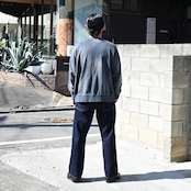 INTERIM / VINTAGE FADE BOTH V-GAZETTE SWEAT SHIRT