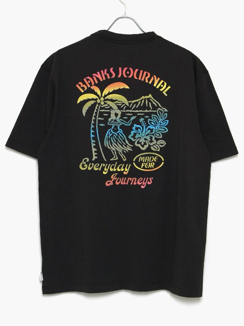 BANKS JOURNAL (バンクスジャーナル) MAHALO2 Tシャツ BLACK(ブラック) ATS0759