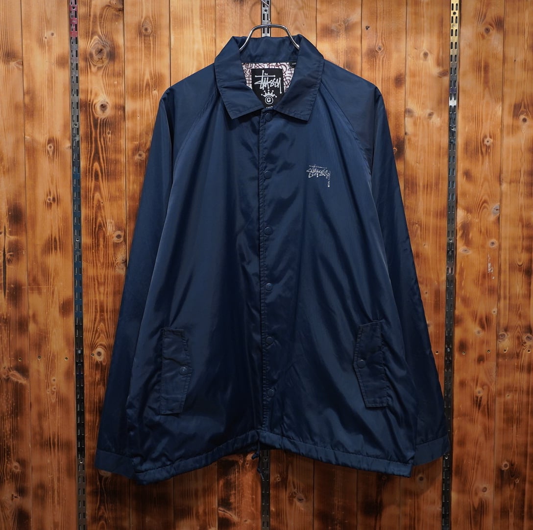 stussy コーチジャケット XL/ステューシー ネイビー