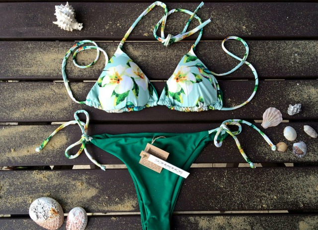 FRANGIPANI Triangle Bikini♥ 