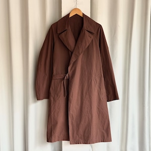 COMOLI TYPEWRITER FABRIC TIELOCKEN COAT
