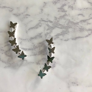蝶々いっぱいイヤーカフ スターリング シルバー silver 925