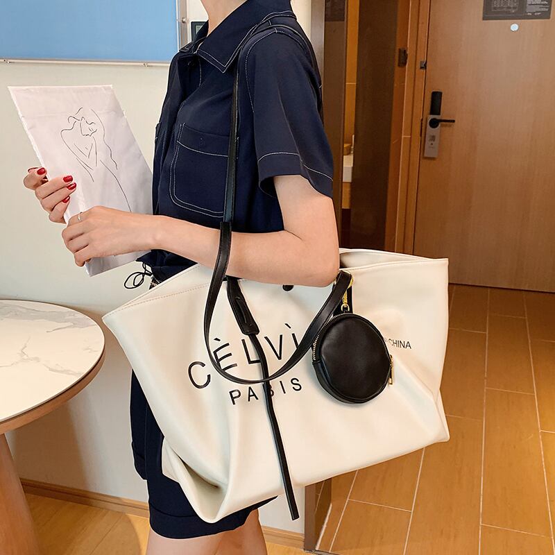 大容量バッグレディースバッグ2020人気ニューウェーブネットレッドワイルドショルダーバッグサマーファッションポータブルトートバッグ Tiancai_Wing_Bag1357800